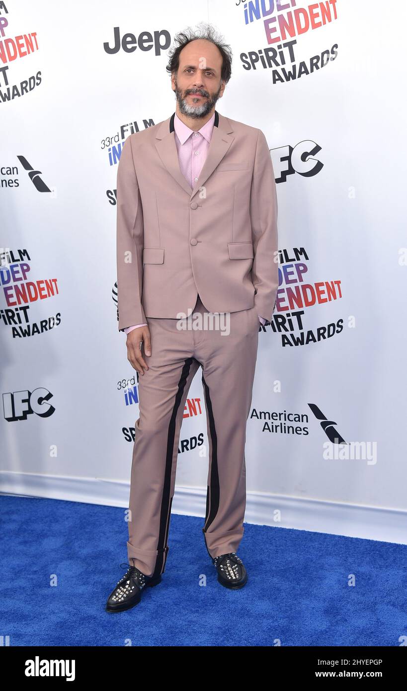 Luca Guadagnino at the 2018 Film Independent Spirit Awards held in a tent on Santa Monica beach on March 3, 2018 in Santa Monica, CA. Stock Photo