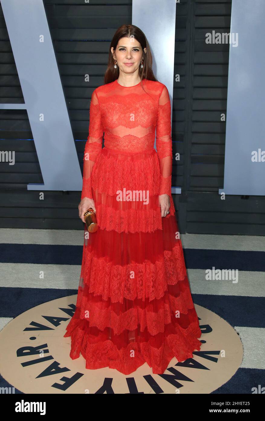 Marisa Tomei attending the Vanity Fair Oscar Party held in Beverly