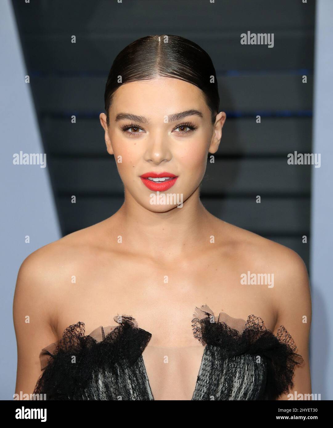 Hailee Steinfeld attending the Vanity Fair Oscar Party held in Beverly