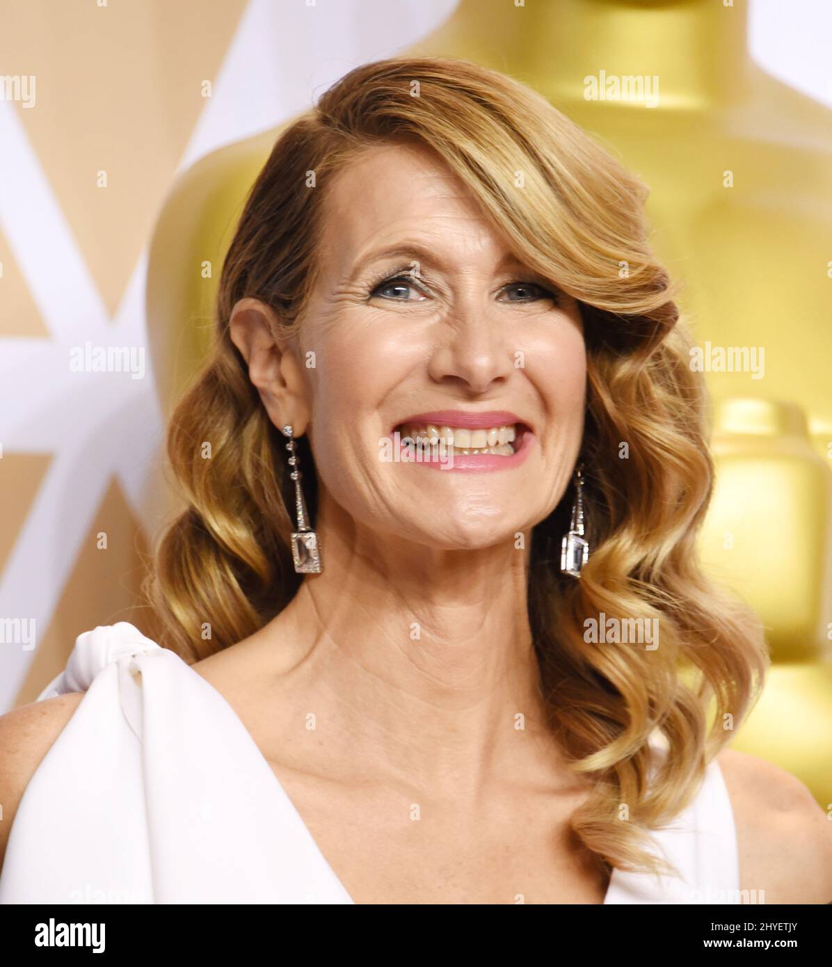 Laura Dern in the pressroom at the 90th Academy Awards Stock Photo