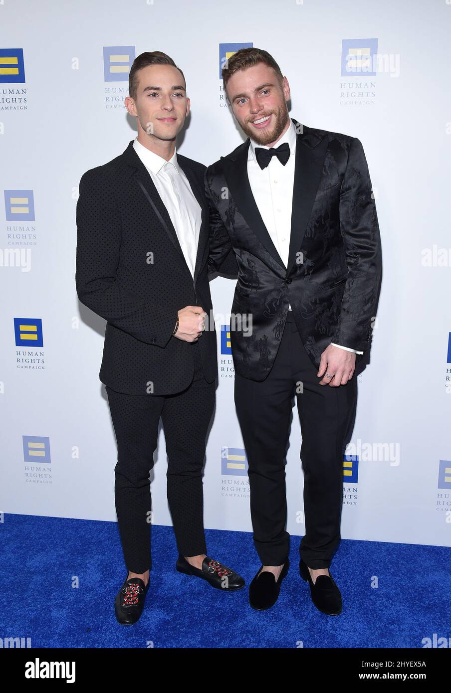 Adam Rippon and Gus Kenworthy at the Human Rights Campaign 2018 Los