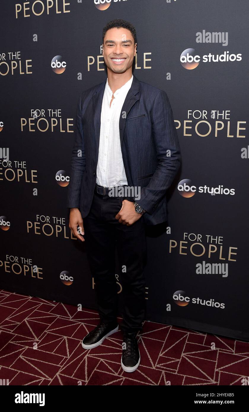 Rege-Jean Page at the series premiere of 'For The People' held at The London West Hollywood on March 10, 2018 West Hollywood, CA. Stock Photo