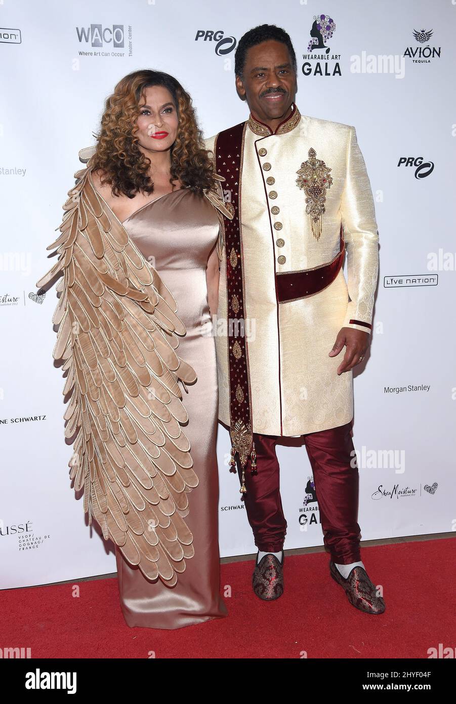 Tina Knowles and Richard Lawson attending The Annual Wearable Art Gala by WACO Arts Center