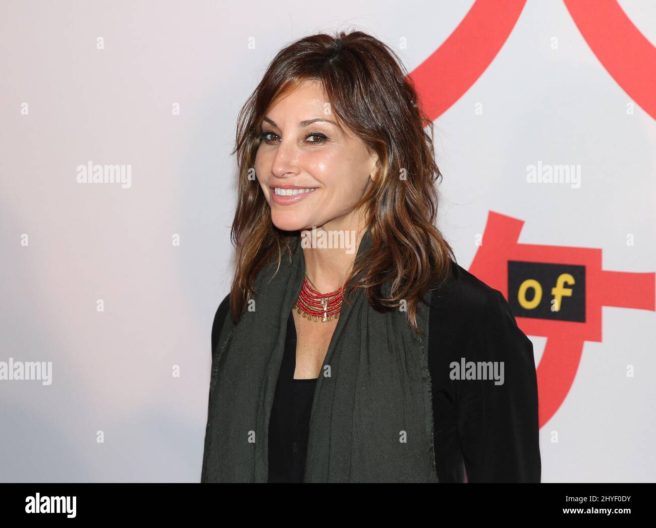 Gina Gershon attending the NY screening of "Isle of Dogs" held at The