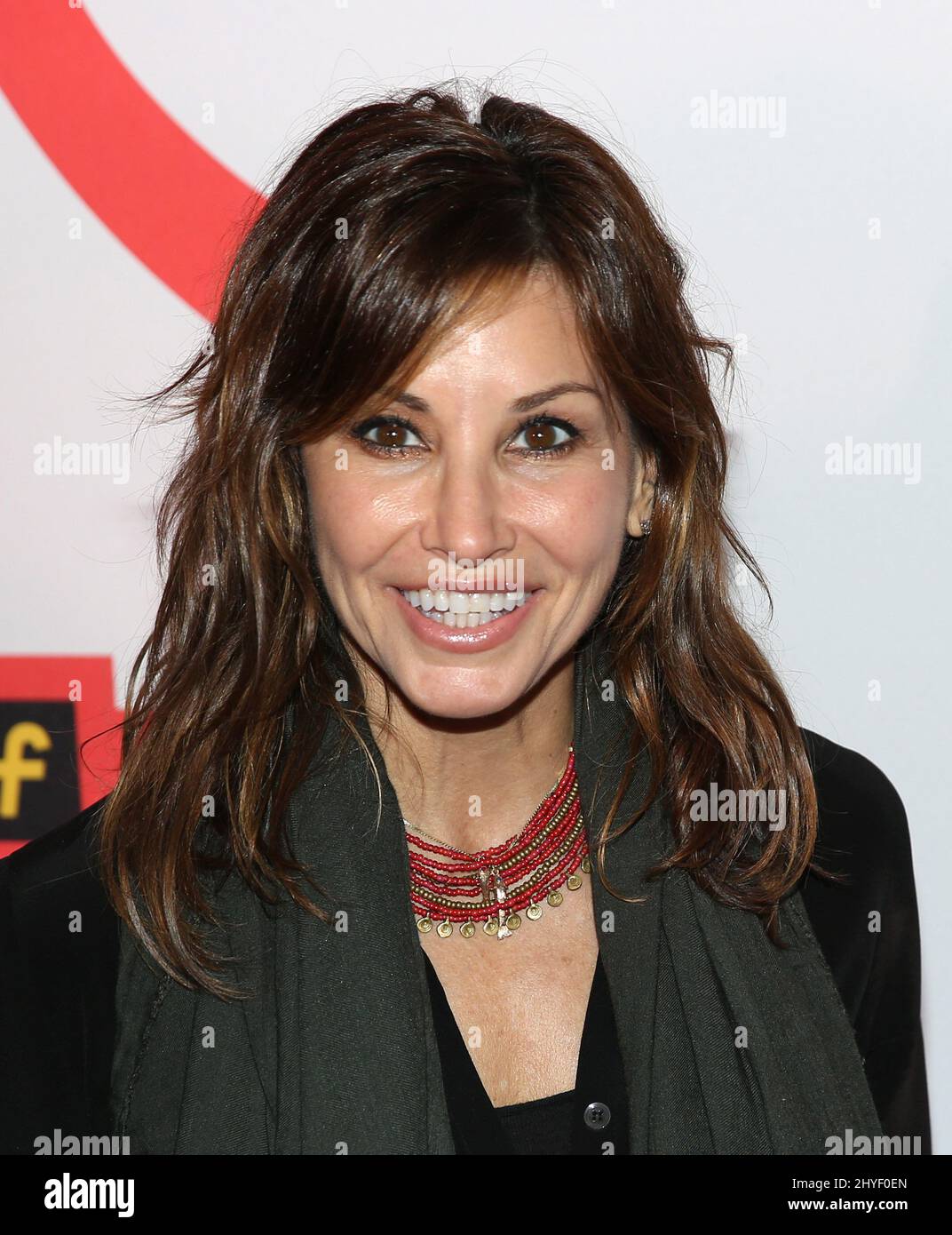Gina Gershon attending the NY screening of "Isle of Dogs" held at The