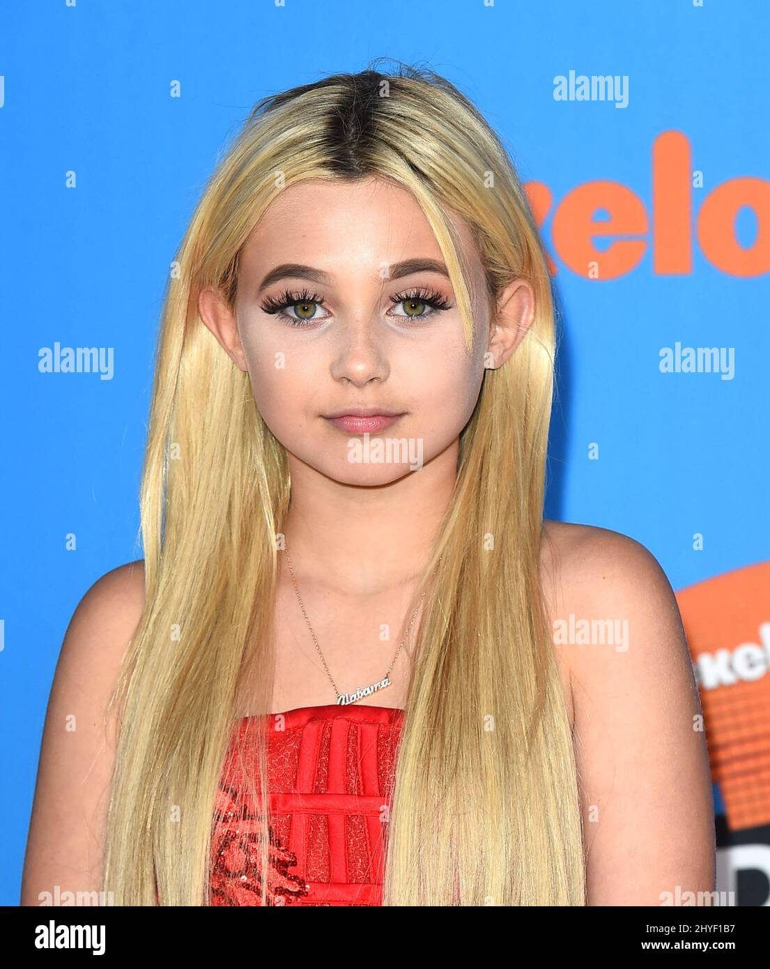 Alabama Luella Barker at Nickelodeon's 2018 Kids' Choice Awards held at
