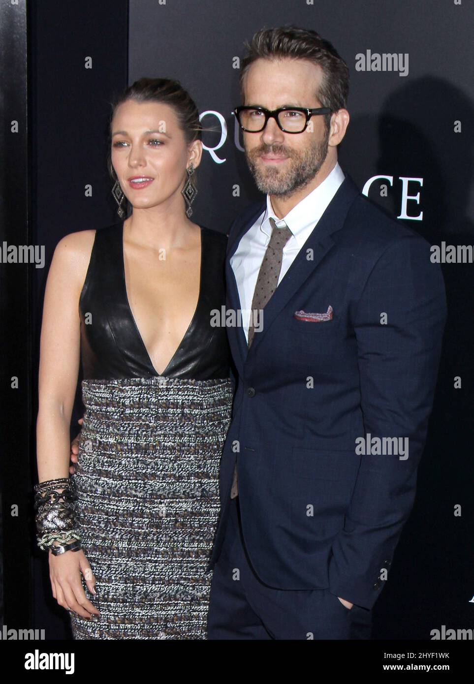 Blake Lively & Ryan Reynolds attending 'A Quiet Place' premiere held at