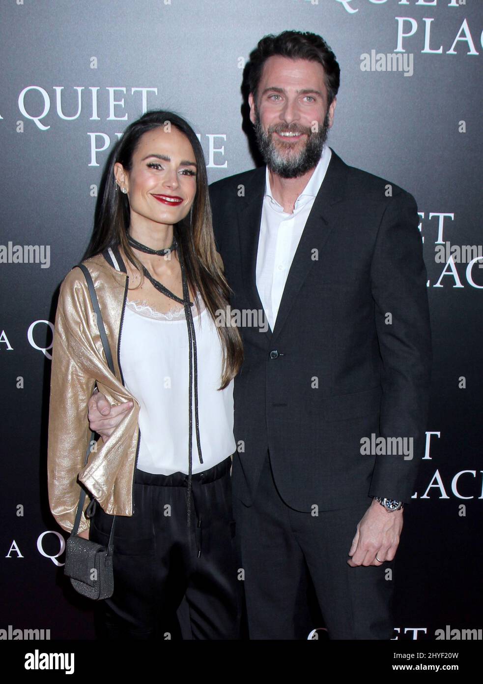 Jordana Brewster & Husband Andrew Form Attending 'a Quiet Place 