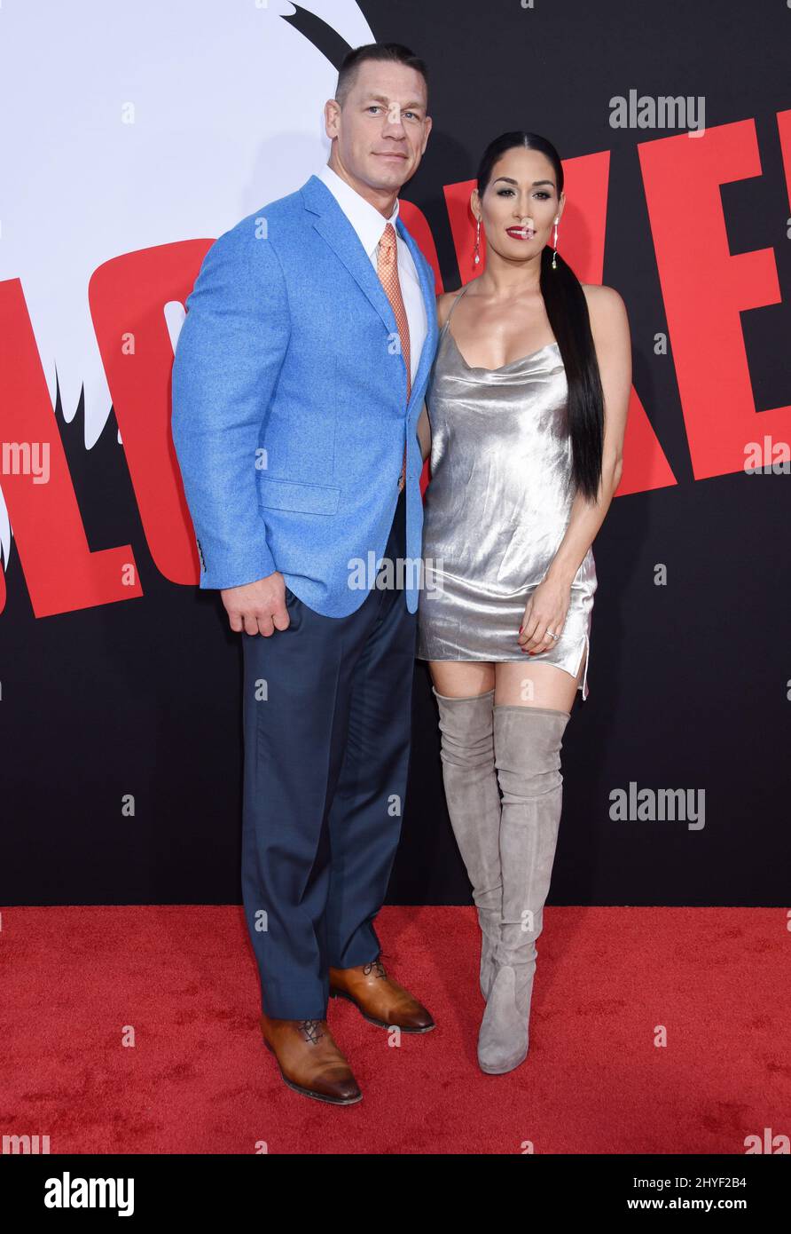 John Cena and Nikki Bella at Universal Pictures “Blockers” Los Angeles