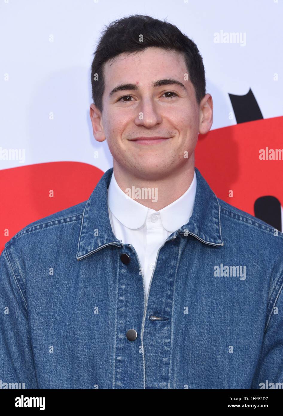 Sam Lerner at Universal Pictures 'Blockers' Los Angeles Premiere held at the Regency Village Theatre on April 3, 2018 in Westwood Stock Photo