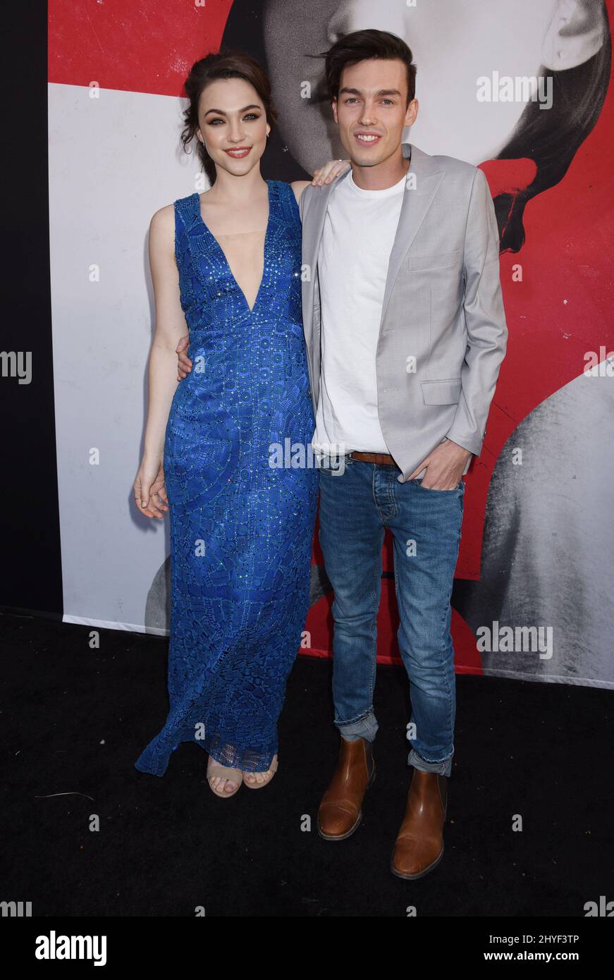 Violett Beane and Eyelid Kid at Universal Pictures "Blumhouse's Truth