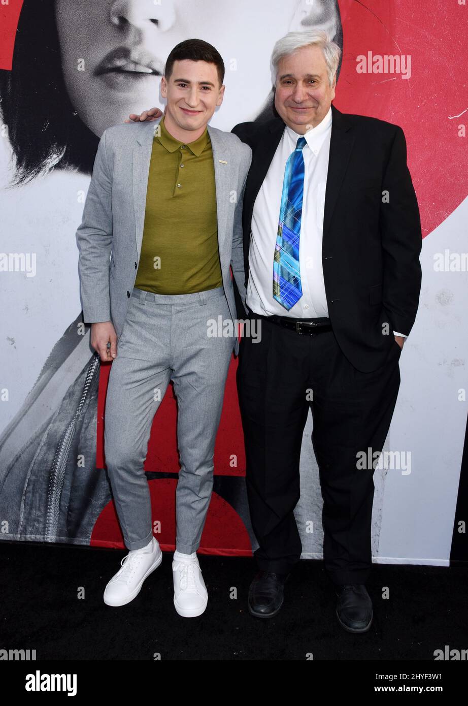 Sam Lerner and Ken Lerner at Universal Pictures 'Blumhouse's Truth Or Dare' Premiere held at the ArcLight Cinemas Cinema Dome on April 12, 2018 in Hollywood, Los Angleles Stock Photo