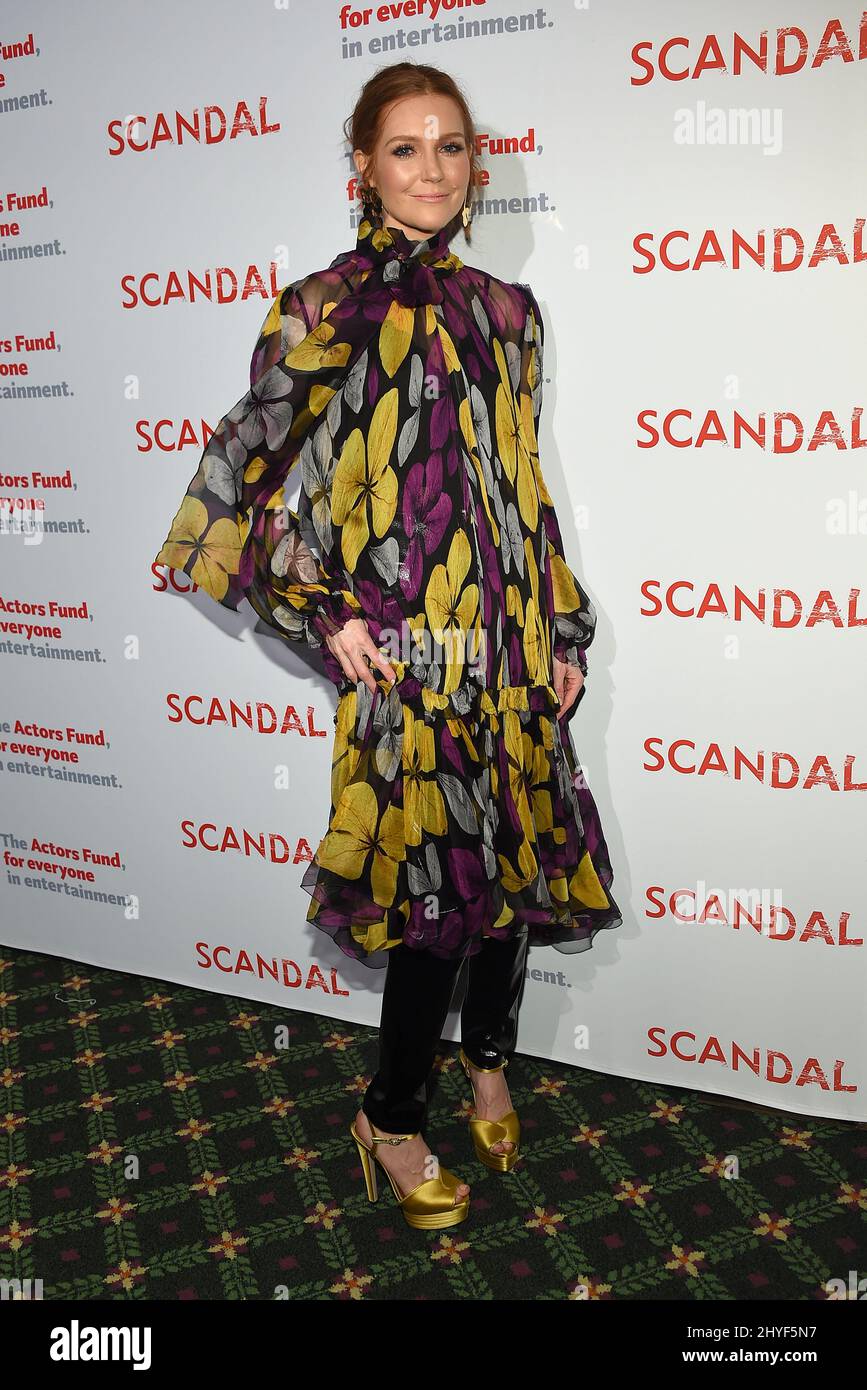 Darby Stanchfield at The Actors Fund's 'Scandal' Finale Live Stage