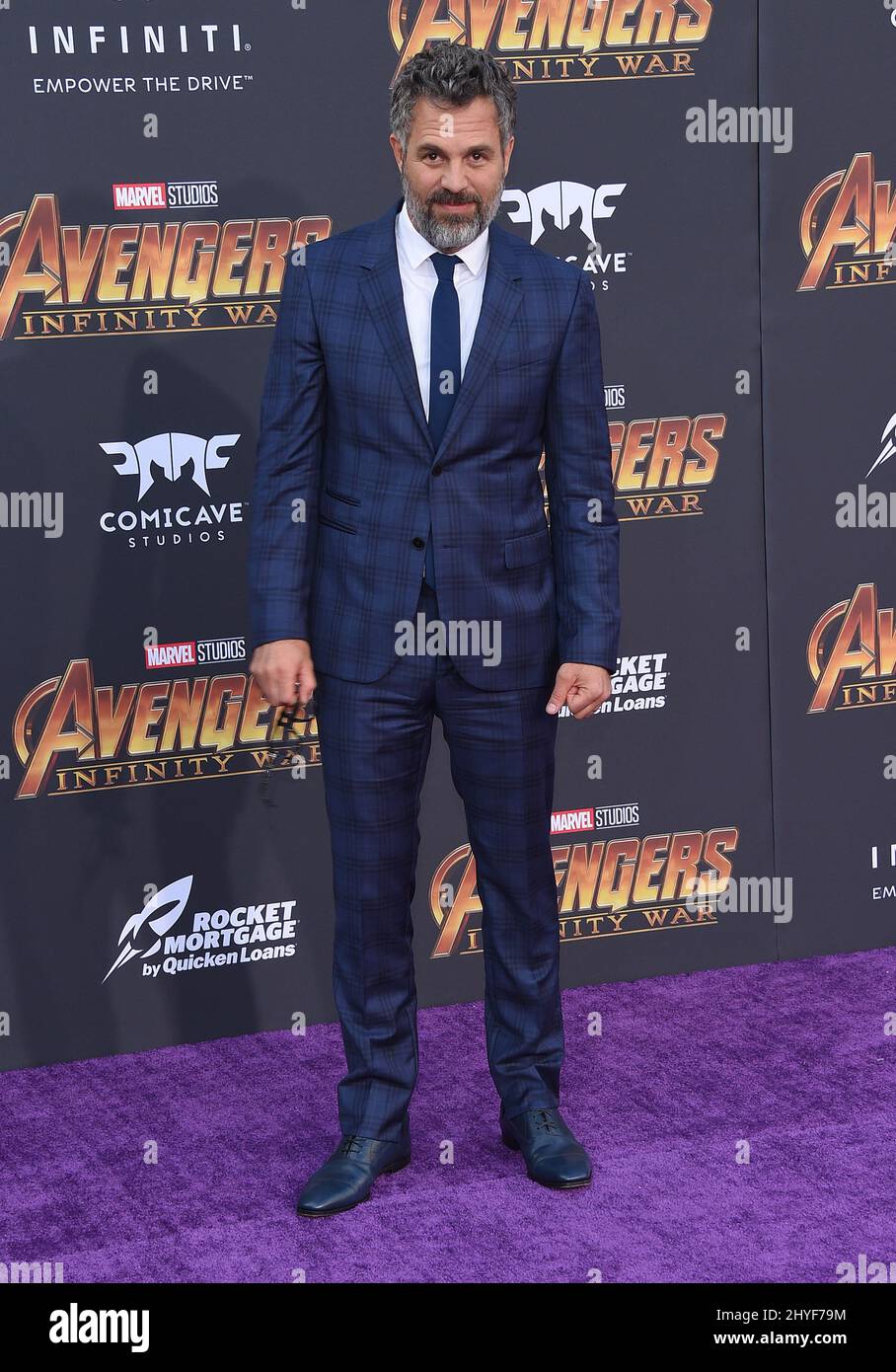Mark Ruffalo attending the world premiere of Avengers: Infinity War ...