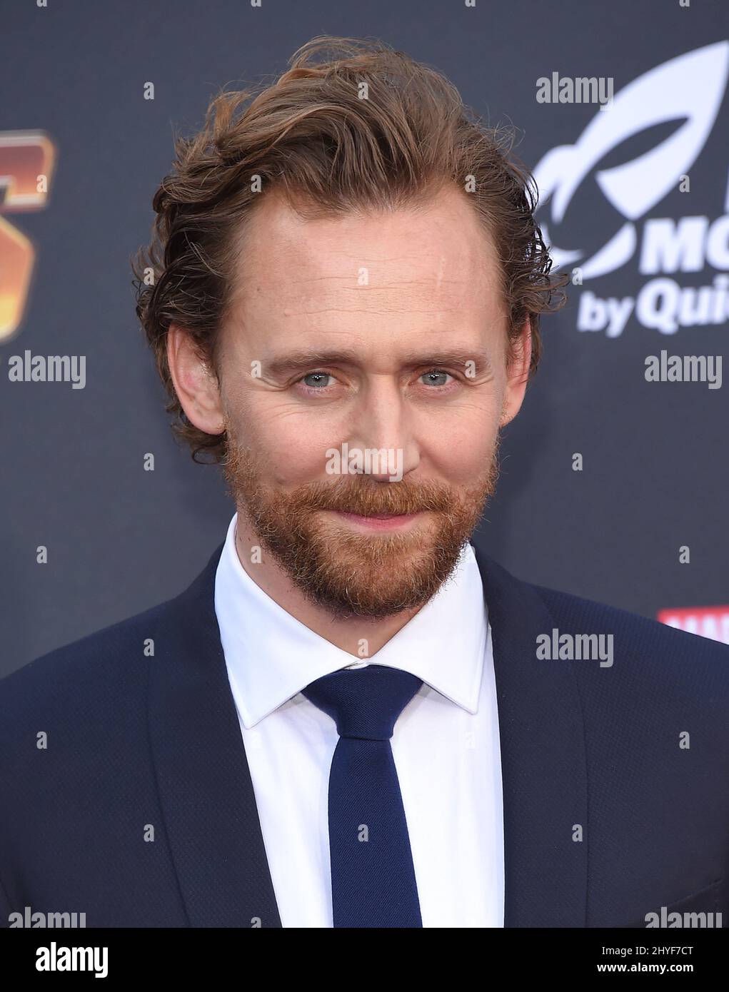 Tom Hiddleston attending the world premiere of Avengers Infinity War