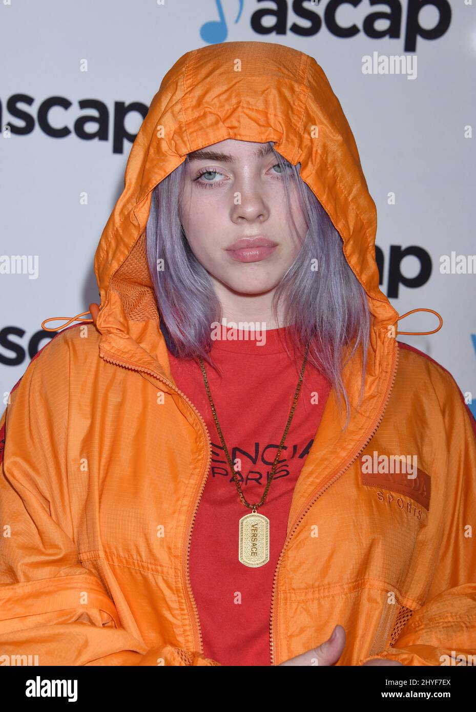 Billie Eilish attending the 2018 ASCAP Pop Music Awards, held at the