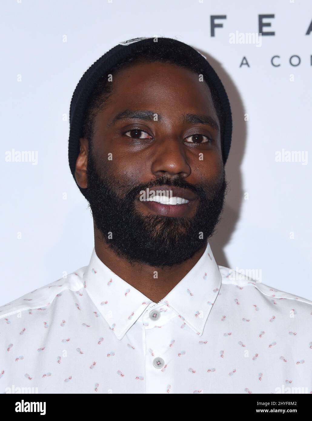 John David Washington attends the Focus Features at CinemaCon in Las