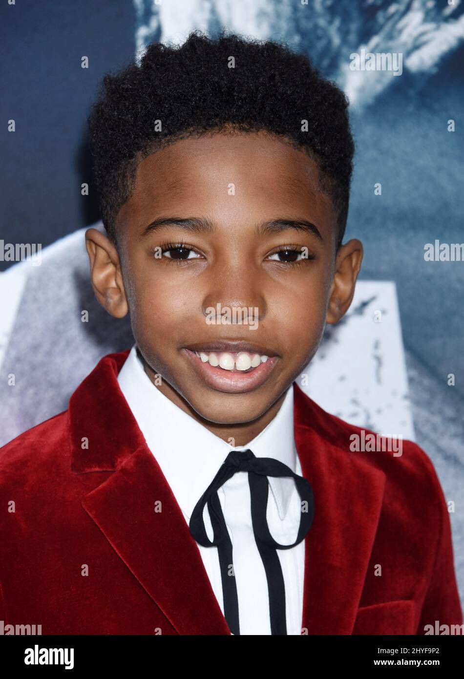 Seth Carr attending a special screening of Breaking In in Los Angeles