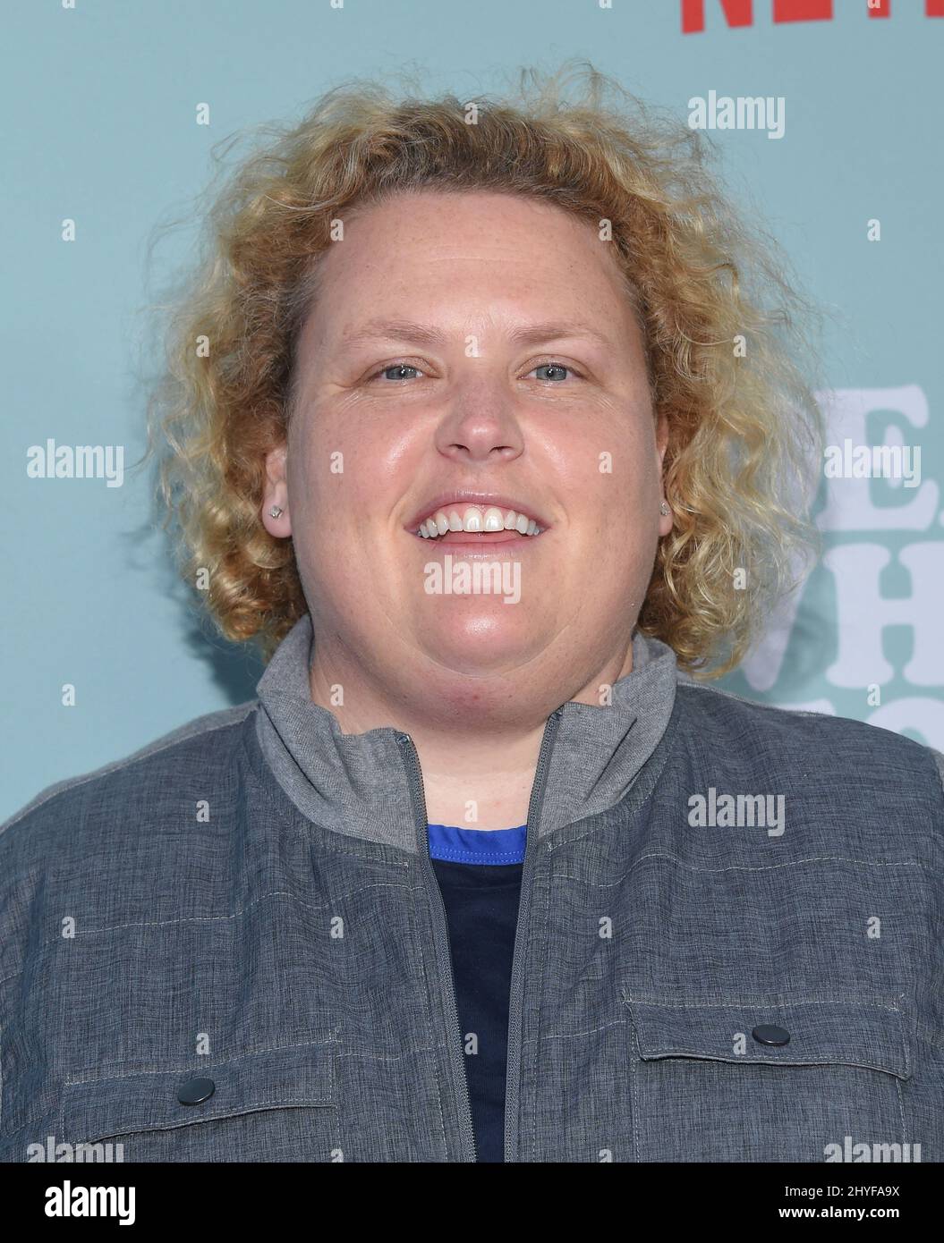 Fortune Feimster attending the Season 2 Premiere of Dear White People