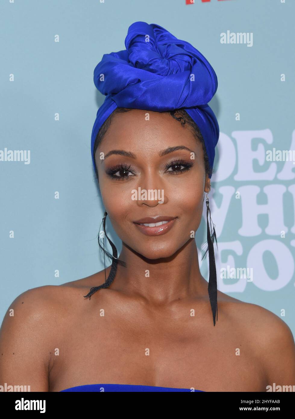 Yaya DaCosta attending the Season 2 Premiere of Dear White People in