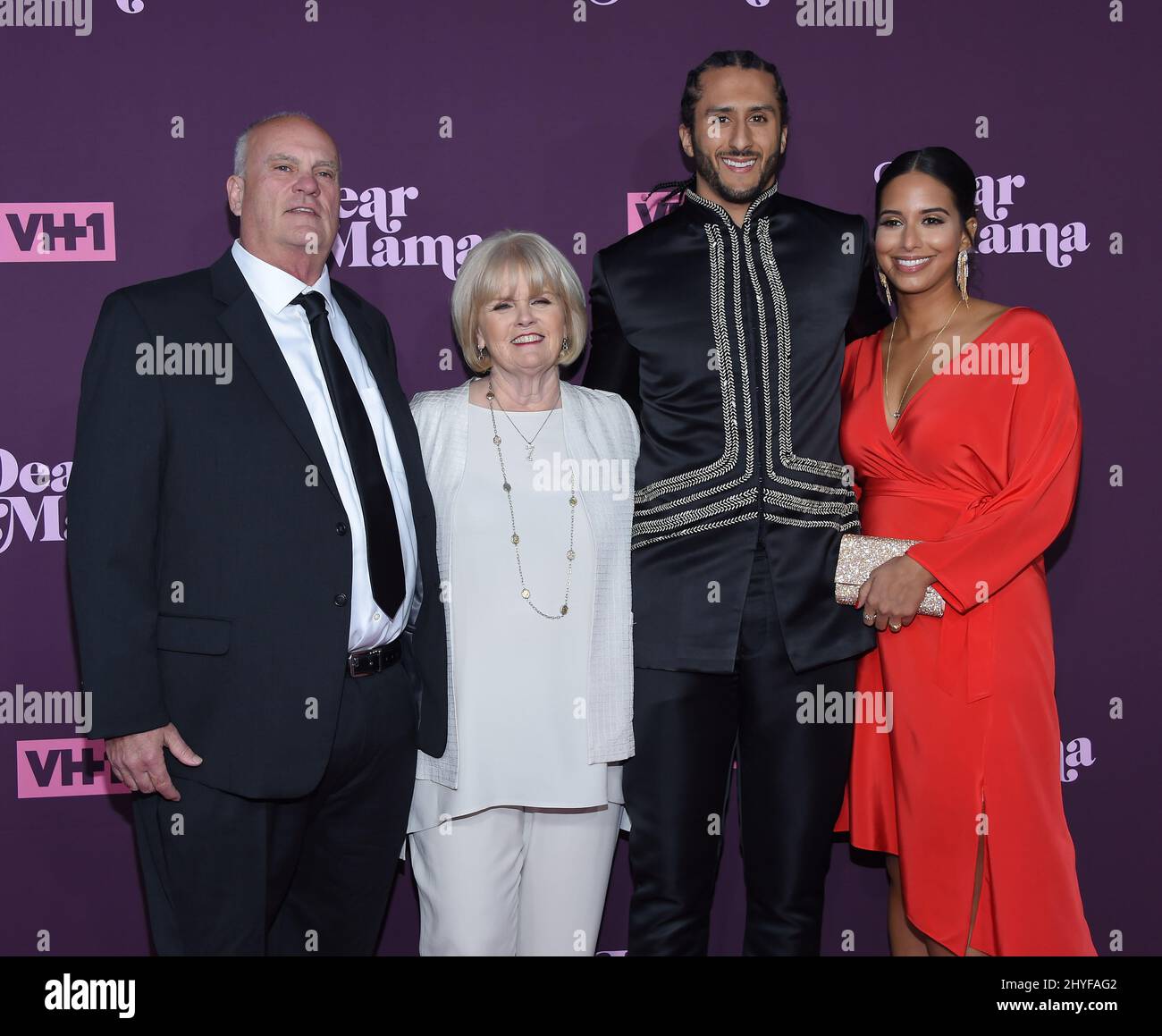 Colin Kaepernick, Teresa Kaepernick, Rick Kaepernick and Nessa Diab at
