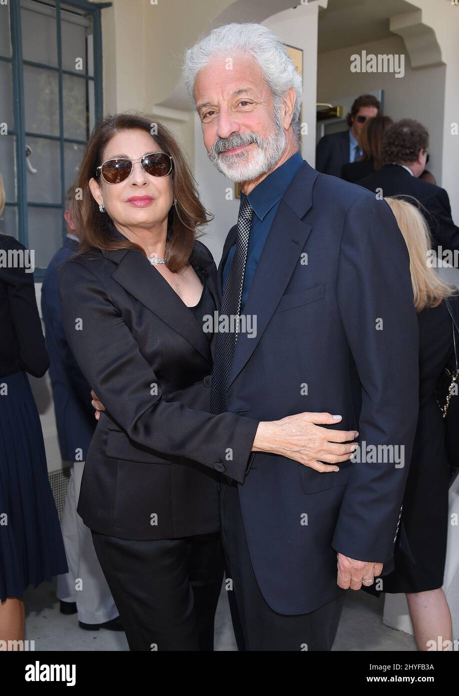 Paula Wagner and Rick Nicita at the Steven Bochco Building Dedication at FOX Studios on May 5, 2018 in Century City, CA. Stock Photo