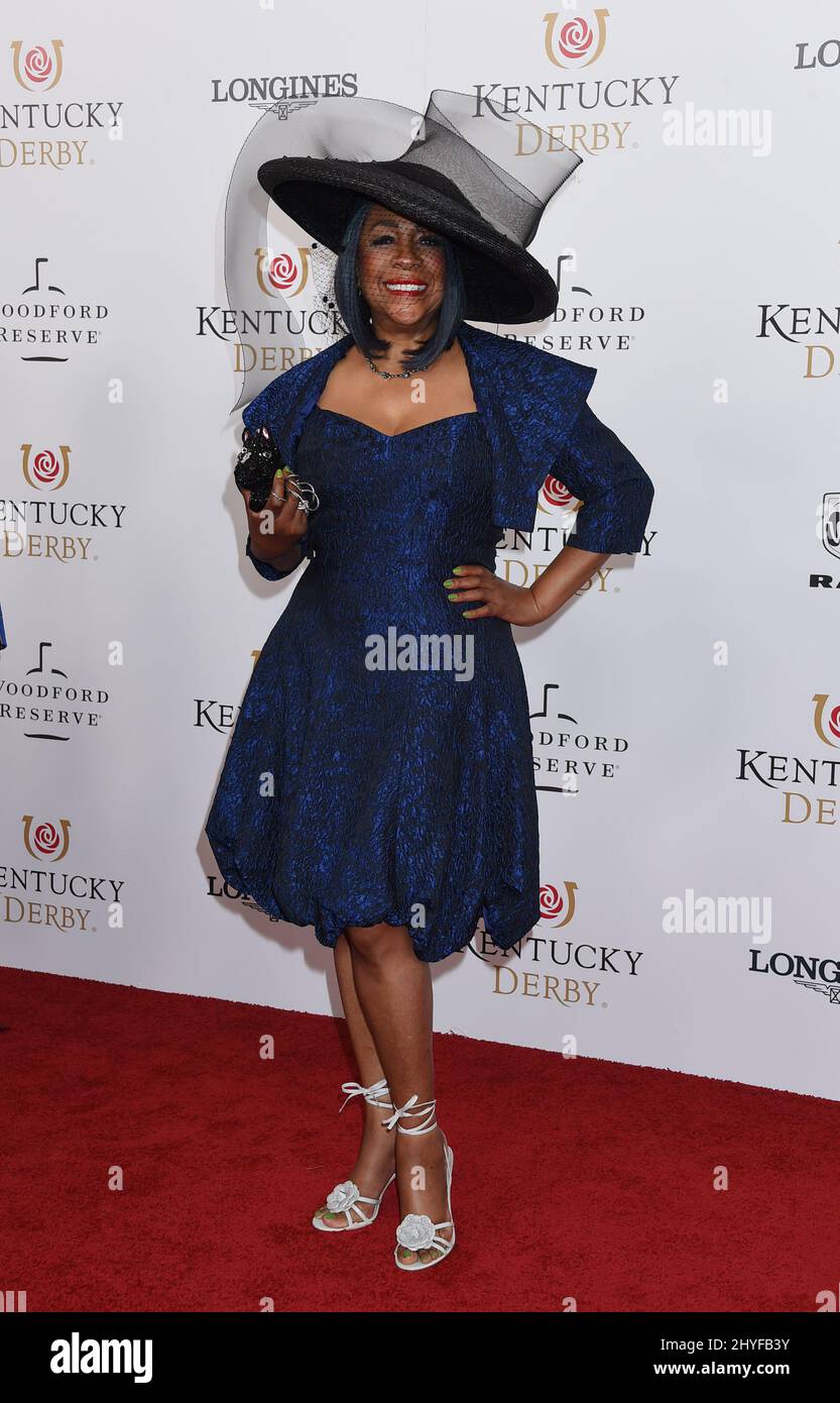Mary Wilson at the 144th Kentucky Derby held at Churchill Downs on May 5, 2018 in Louisville, KY. Stock Photo
