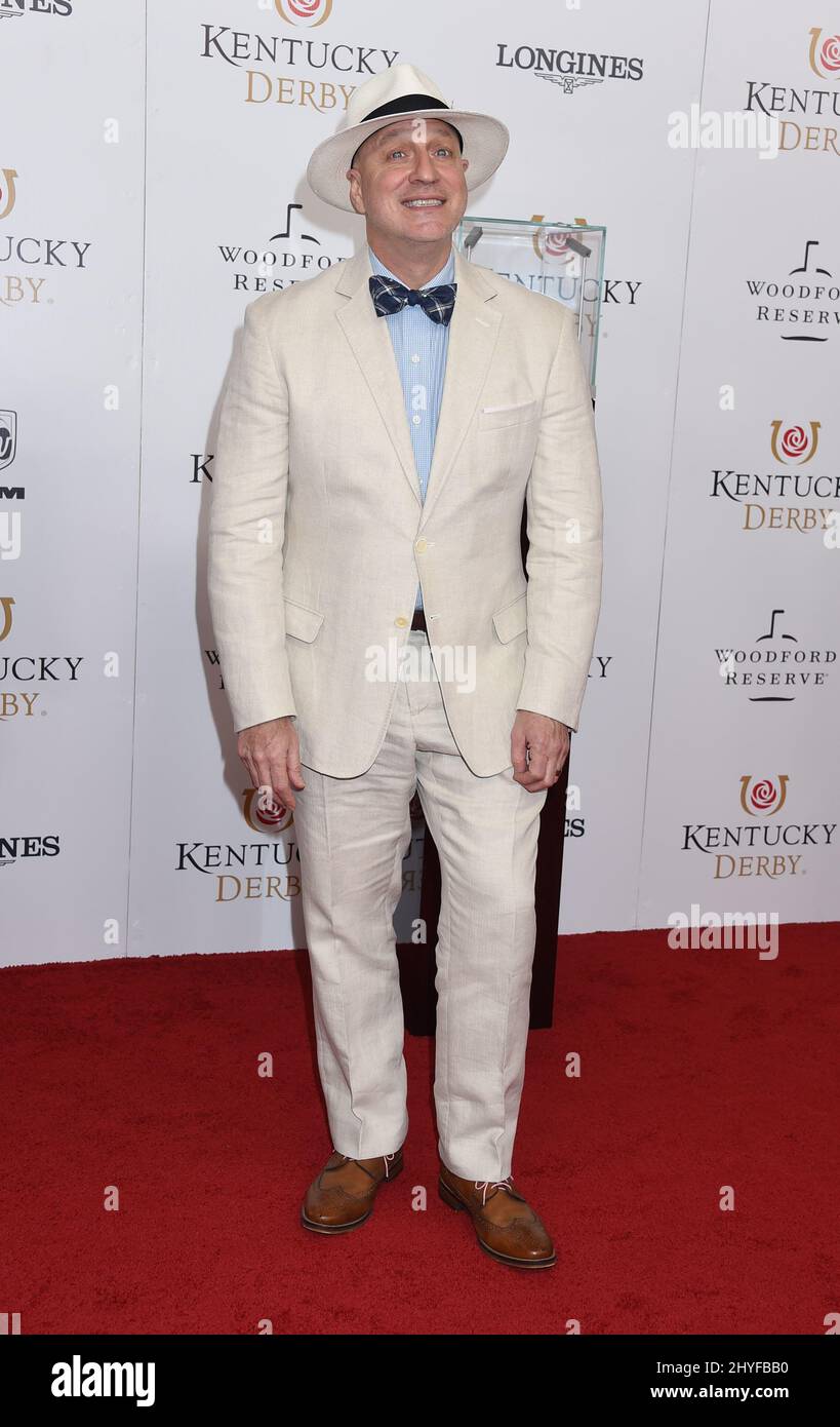 Tom Colicchio at the 144th Kentucky Derby held at Churchill Downs on May 5, 2018 in Louisville, KY. Stock Photo
