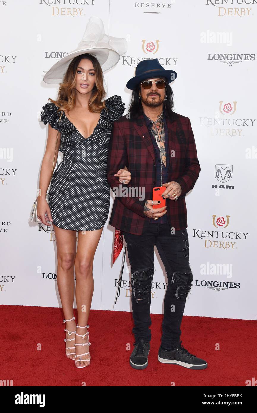 Courtney Sixx and Nikki Sixx at the 144th Kentucky Derby held at