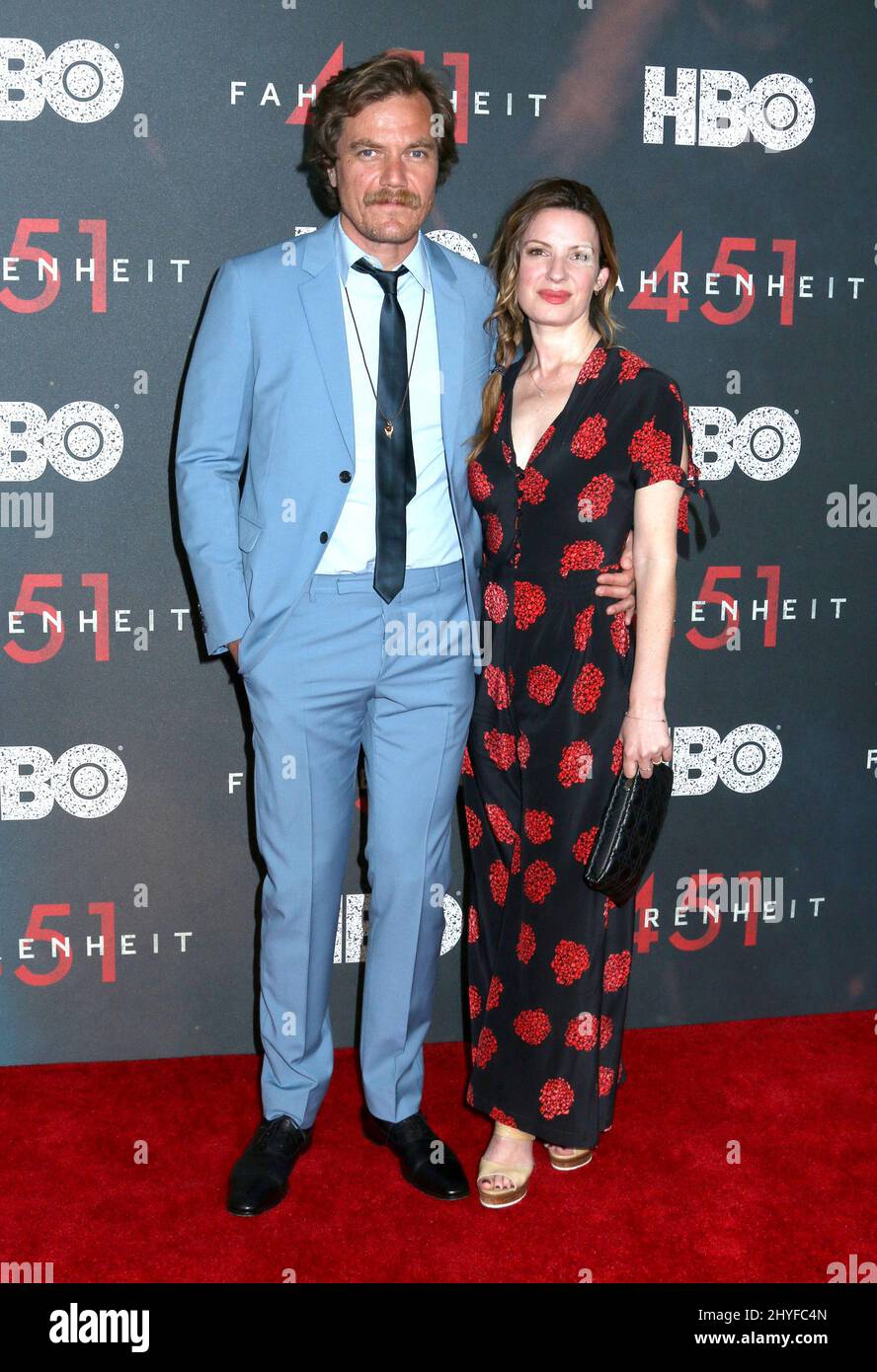 Michael Shannon & Kate Arrington attending the Fahrenheit 451 Premiere