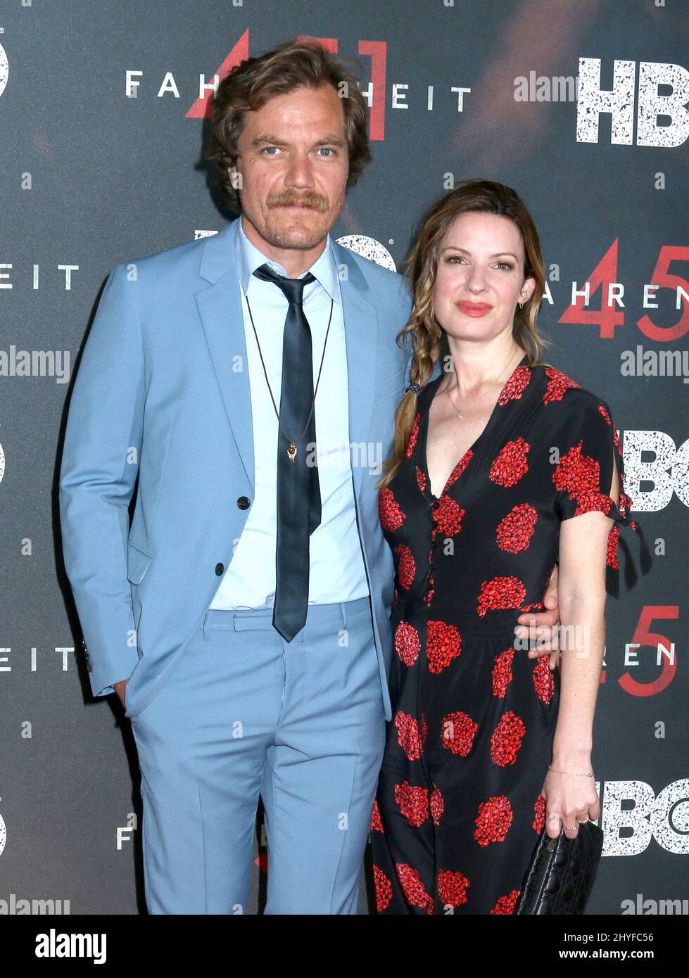 Michael Shannon & Kate Arrington attending the Fahrenheit 451 Premiere