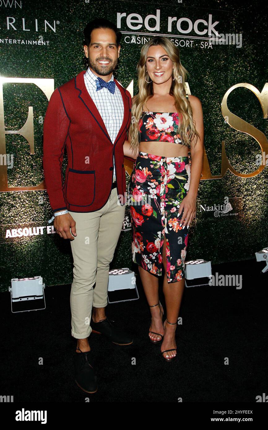 Ricardo Laguna, Amber Ramsay attending the VEGAS Magazine 15th ...
