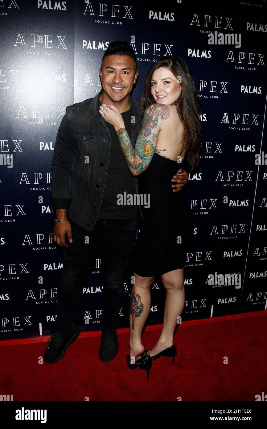 Iggy Rodriguez, Katie Ann Martin at the grand opening of Clique
