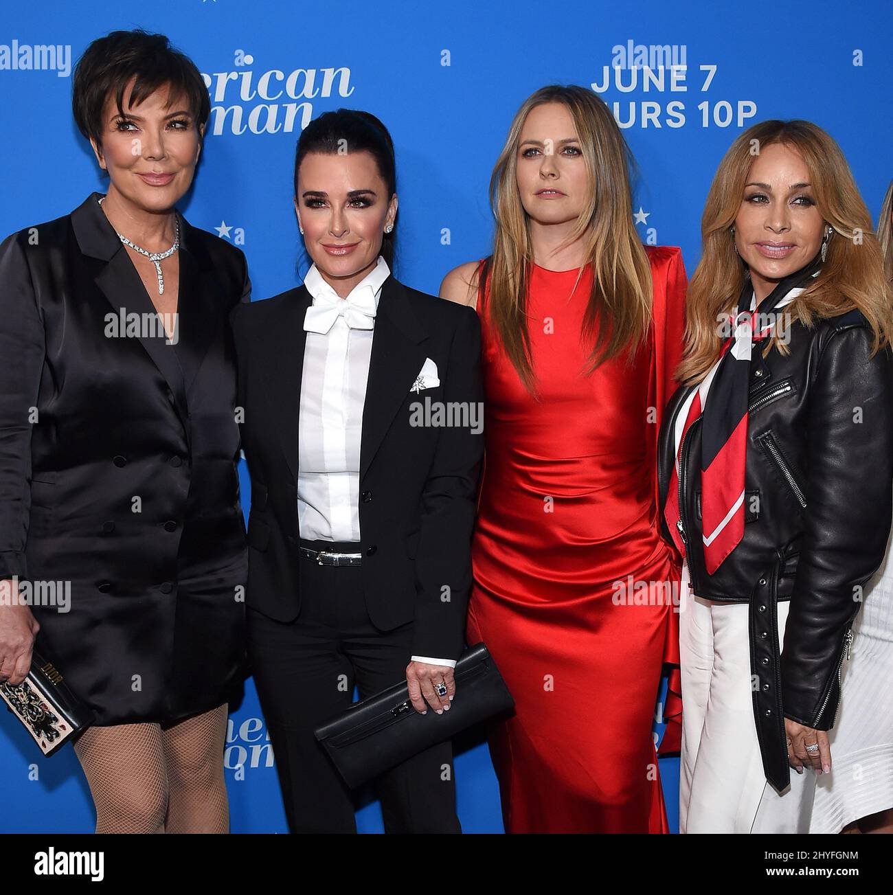 Kris Jenner Kyle Richards Alicia Silverstone And Faye Resnick Attending The American Women