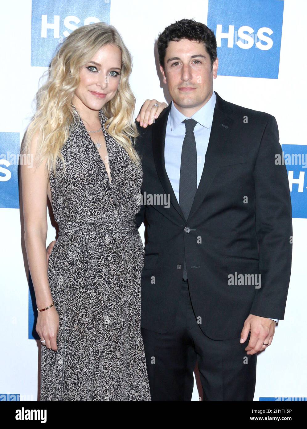 Jenny Mollen and Jason Biggs attending the Hospital for Special Surgery