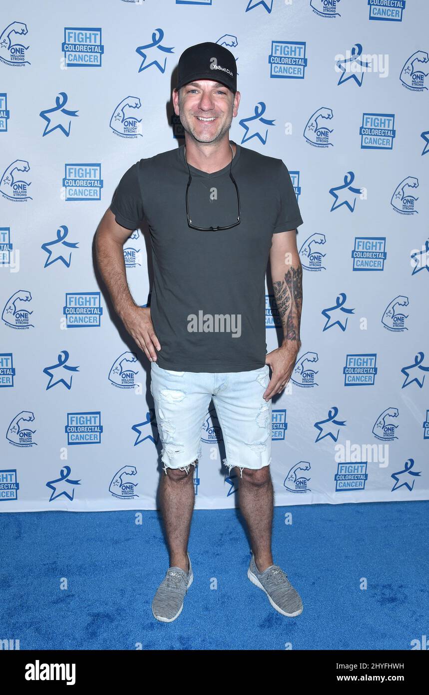 Craig Campbell at the 6th Annual Craig Campbell Celebrity Cornhole Challenge benefitting the non-profit Fight Colorectal Cancer (Fight CRC) held at the City Winery on June 5, 2018 in Nashville, Tennessee Stock Photo