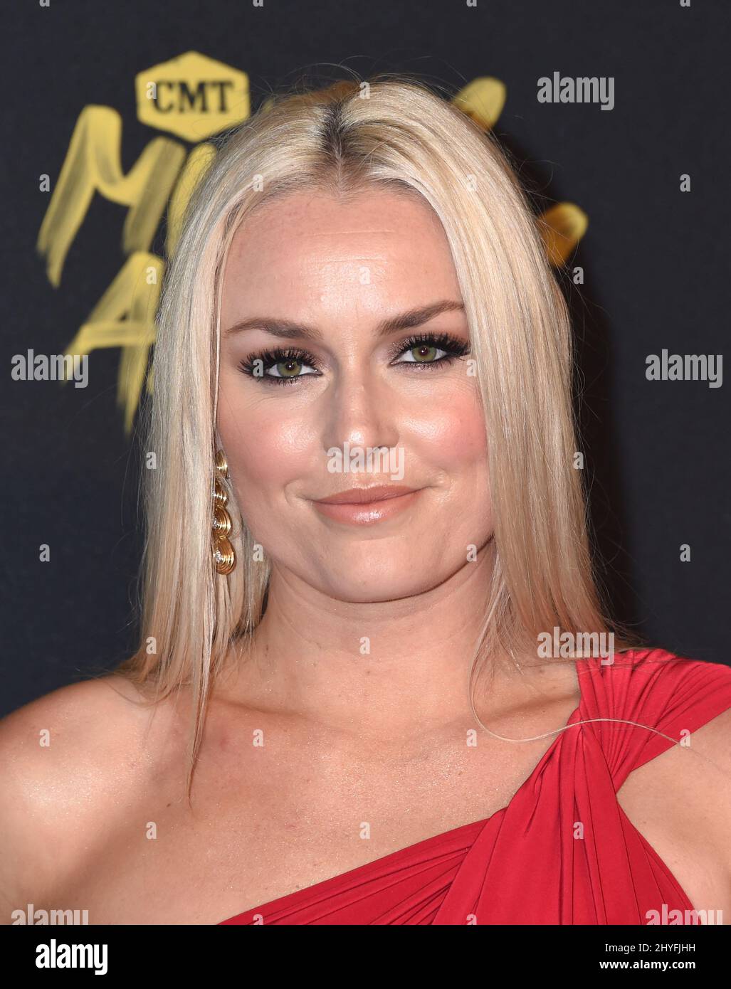 Lindsey Vonn at the 2018 CMT Music Awards held at Bridgestone Arena on