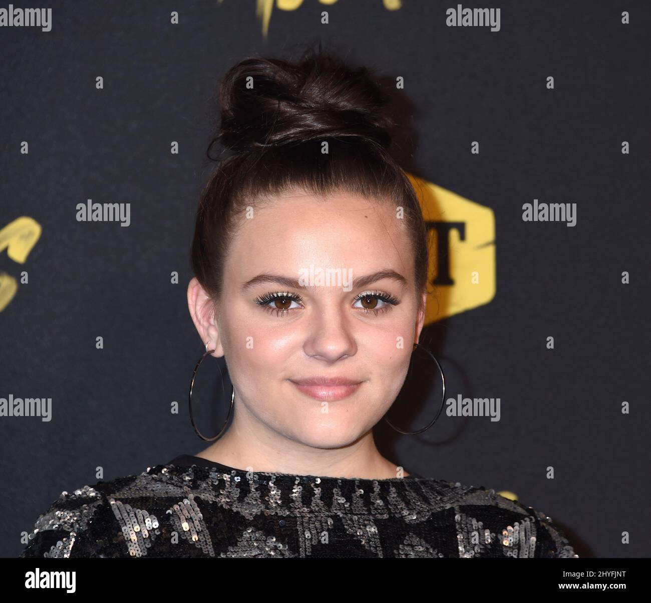 Maisy Stella at the 2018 CMT Music Awards held at Bridgestone Arena on