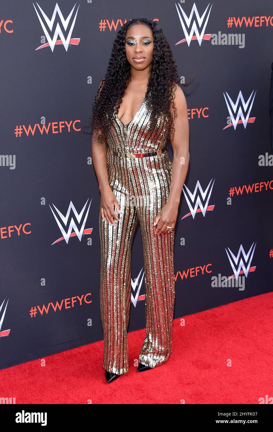 Naomi at the 'WWE' FYC Event event at TV Academy Saban Media Center on June 6, 2018 in North Hollywood, CA. Stock Photo