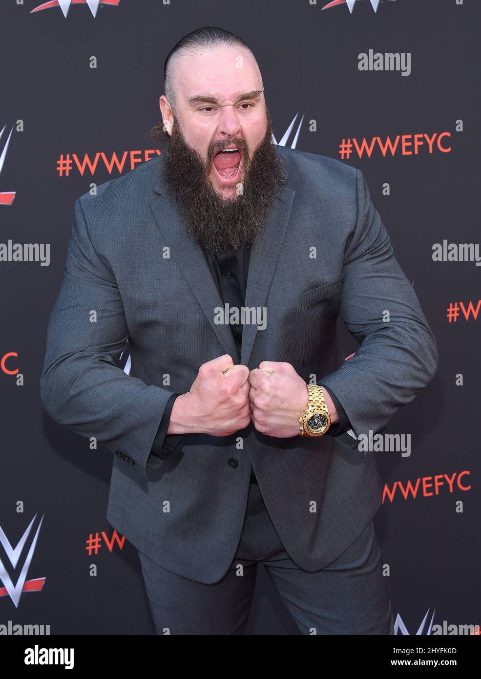 Braun Strowman at the 'WWE' FYC Event event at TV Academy Saban Media Center on June 6, 2018 in North Hollywood, CA. Stock Photo