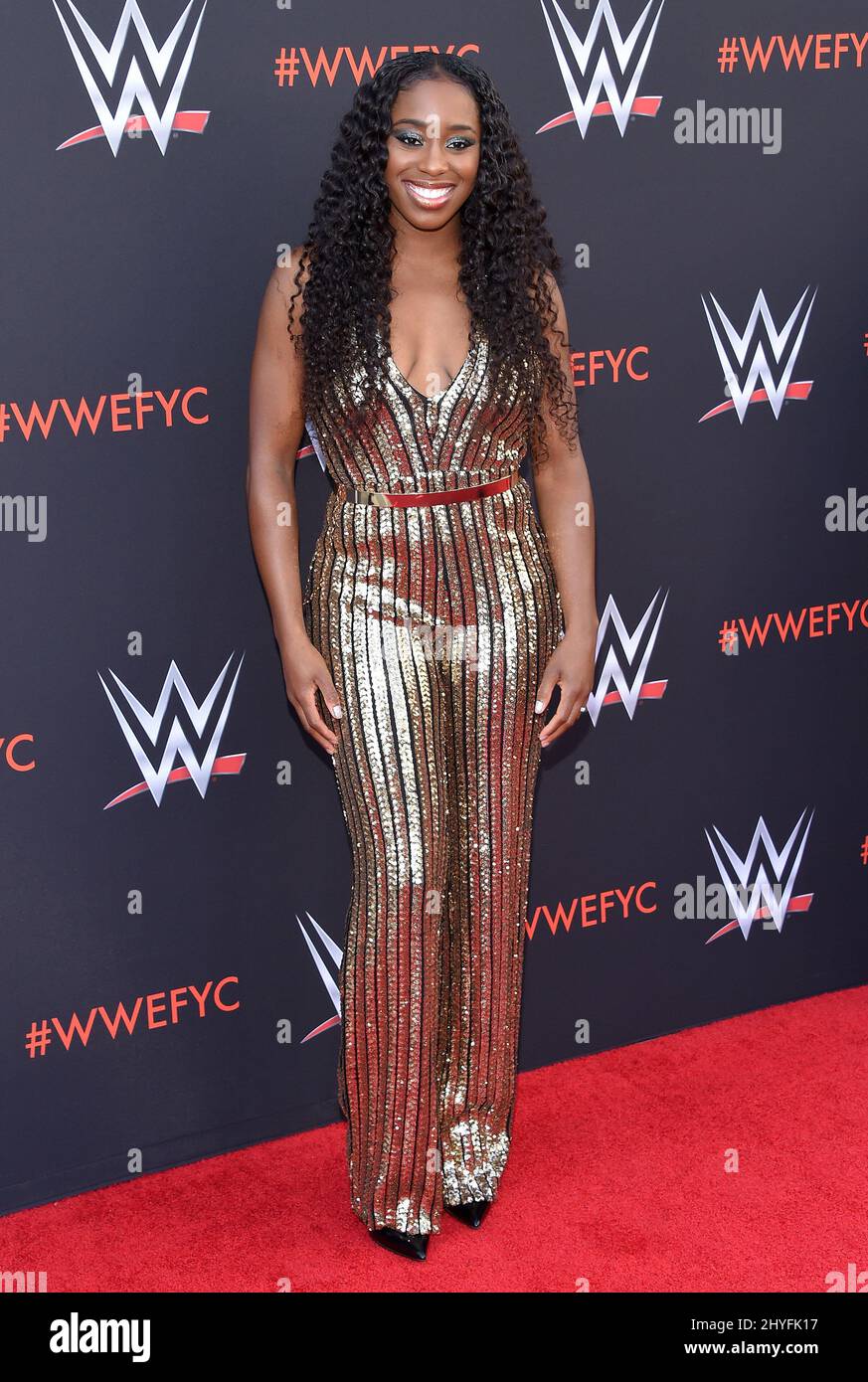 Naomi at the 'WWE' FYC Event event at TV Academy Saban Media Center on June 6, 2018 in North Hollywood, CA. Stock Photo