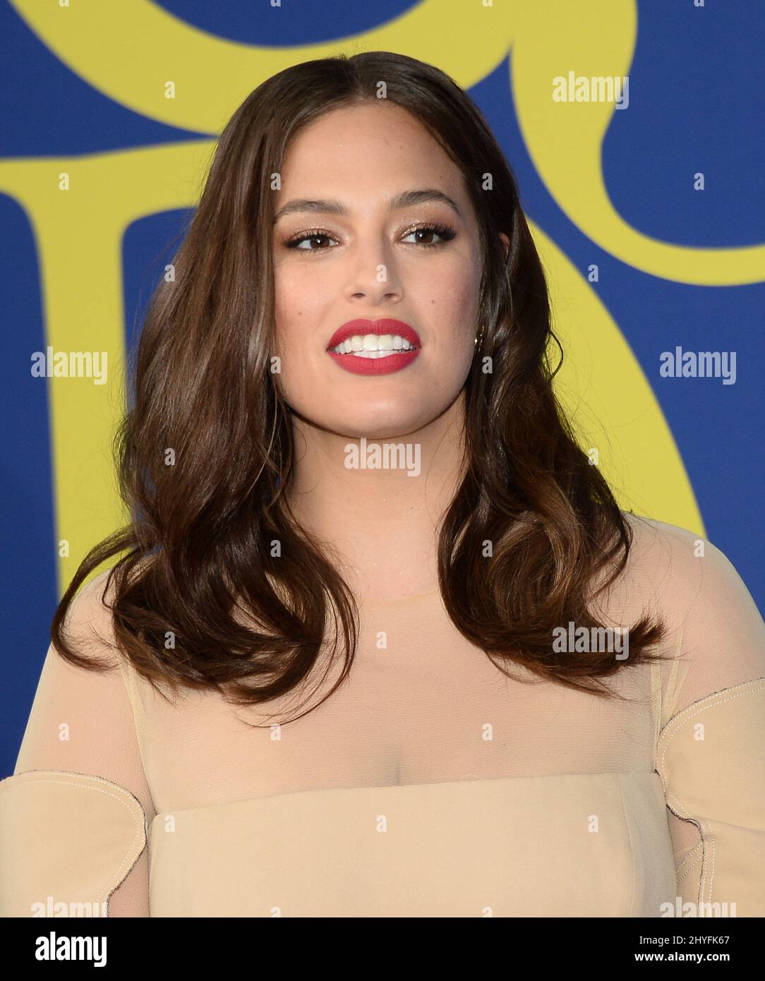 Ashley Graham at the 2018 CFDA Fashion Awards held at the Brooklyn Museum on June 4, 2018 in Brooklyn, NY Stock Photo