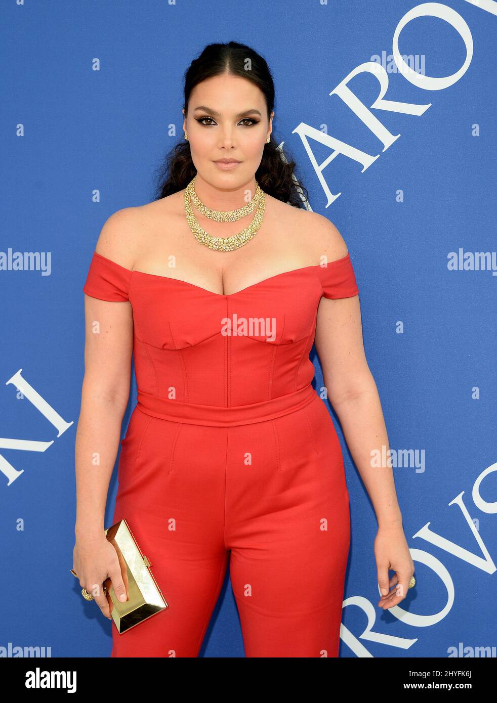 Candice Huffine at the 2018 CFDA Fashion Awards held at the Brooklyn Museum on June 4, 2018 in Brooklyn, NY Stock Photo