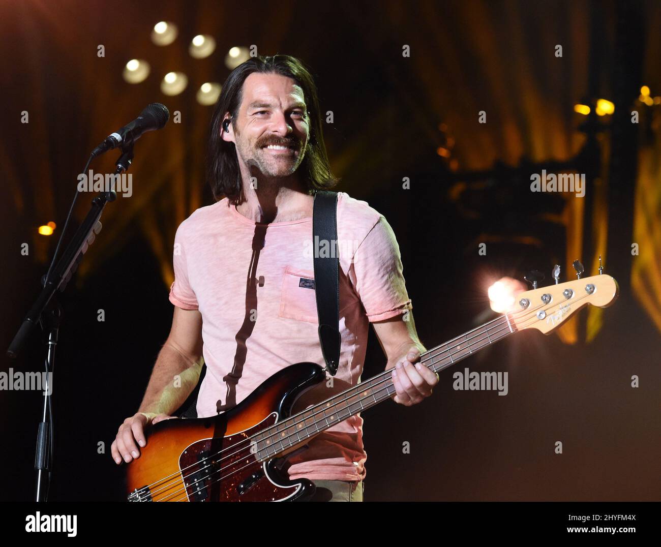 Geoff Sprung of Old Dominion performing at the 2018 CMA Fest held at Nissan Stadium on June 8, 2018 in Nashville, Tennessee Stock Photo