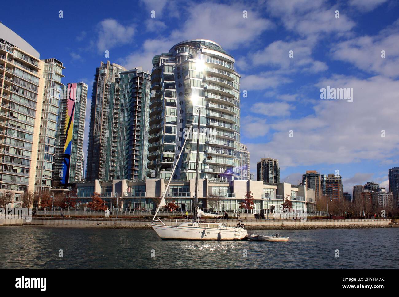 Aerial view downtown vancouver on hi-res stock photography and images ...