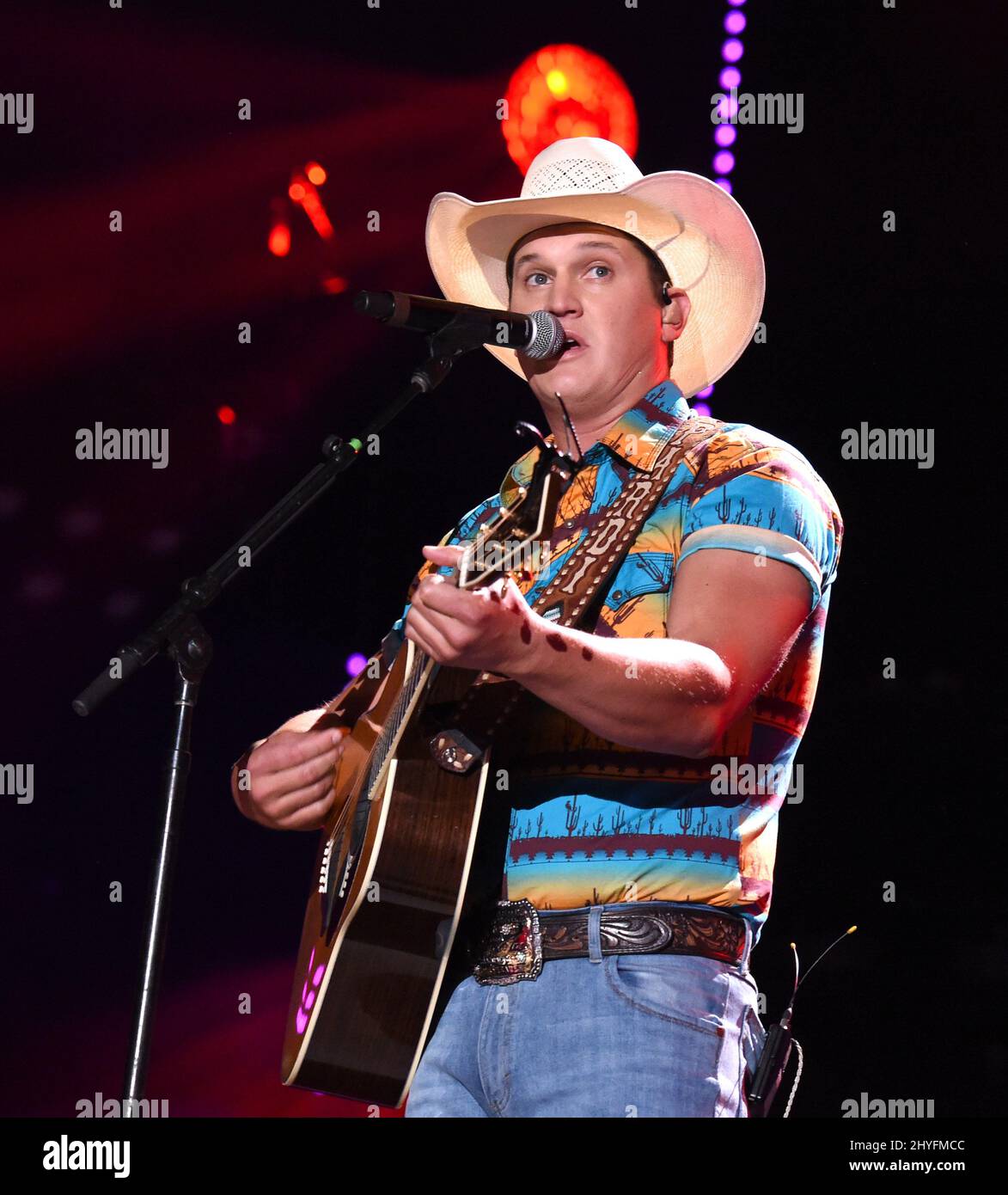 Jon Pardi attending the CMA Music Fest Nightly Concert held at Nissan