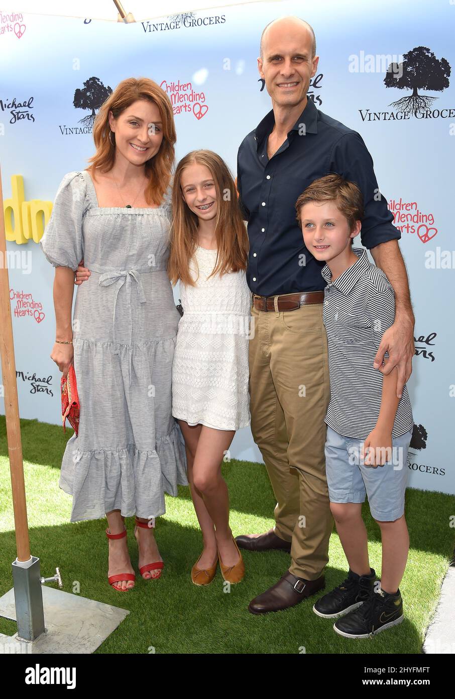 Sasha Alexander, Lucia Ponti, Leonardo Ponti and Edoardo Ponti at the