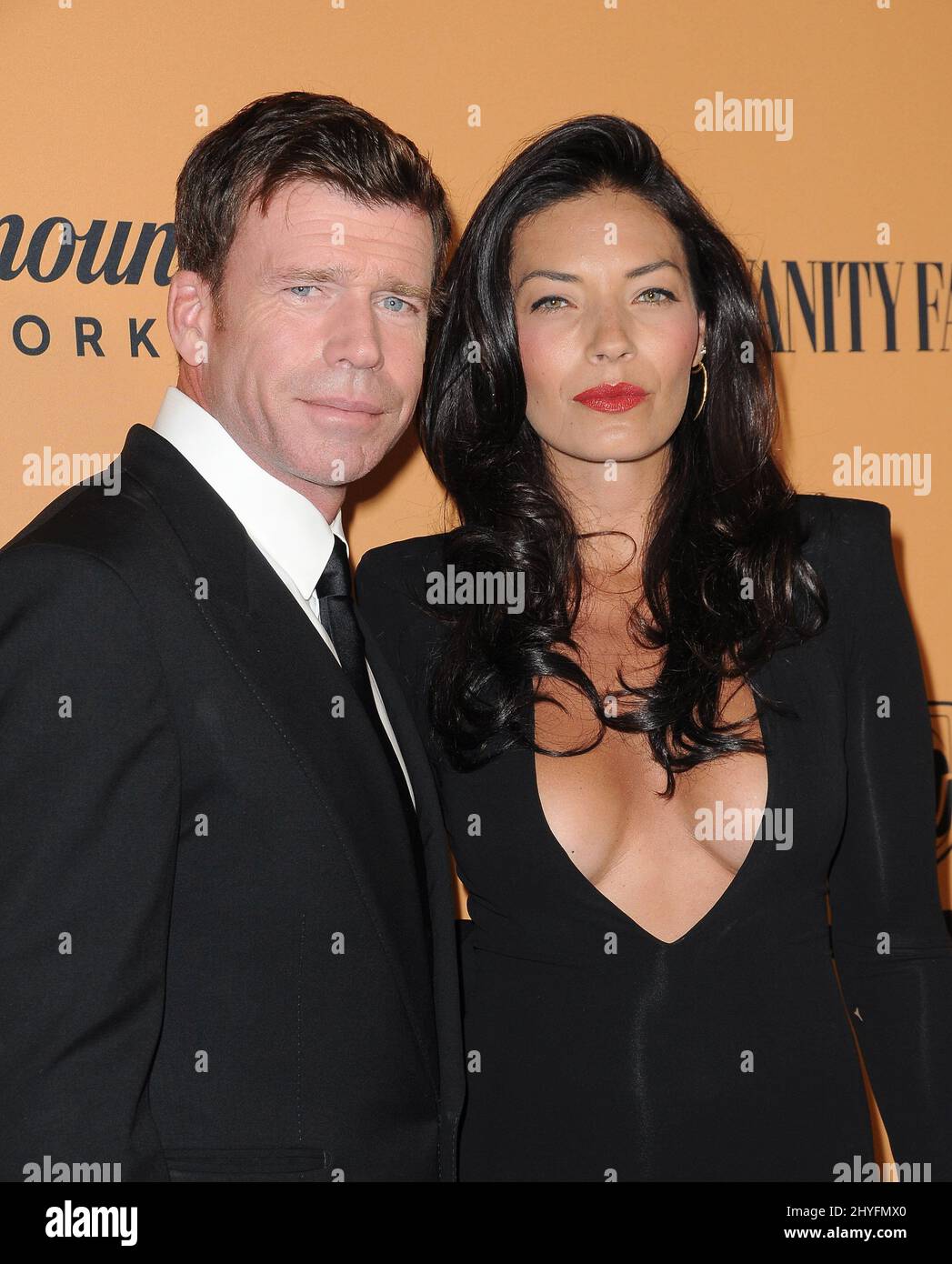 Taylor Sheridan and Nicole Sheridan at the world premiere of