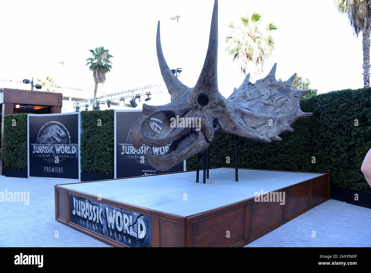 Atmosphere at the Los Angeles premiere of 'Jurassic World: Fallen Kingdom' held at the Walt Disney Concert Hall on June 12, 2018 in Los Angeles, CA. Stock Photo
