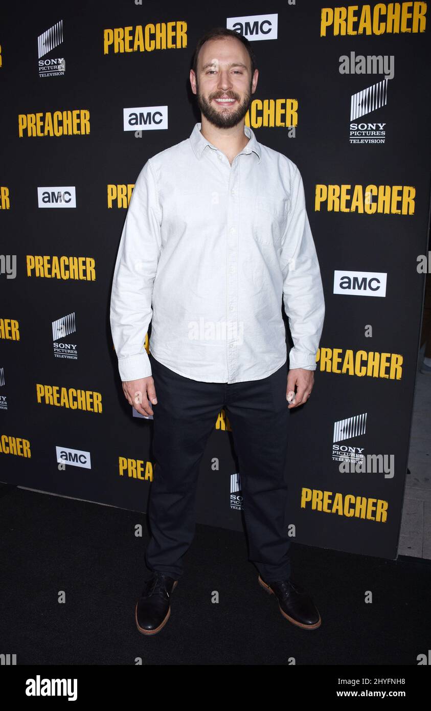 Evan Goldberg attending AMC's 'Preacher' Season 3 Premiere in Hollywood, USA on June 14, 2018. Stock Photo